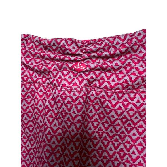 Prana Women’s A-Line Super Soft Skort - Pink Geometric Pattern - size XS - Picture 3 of 6